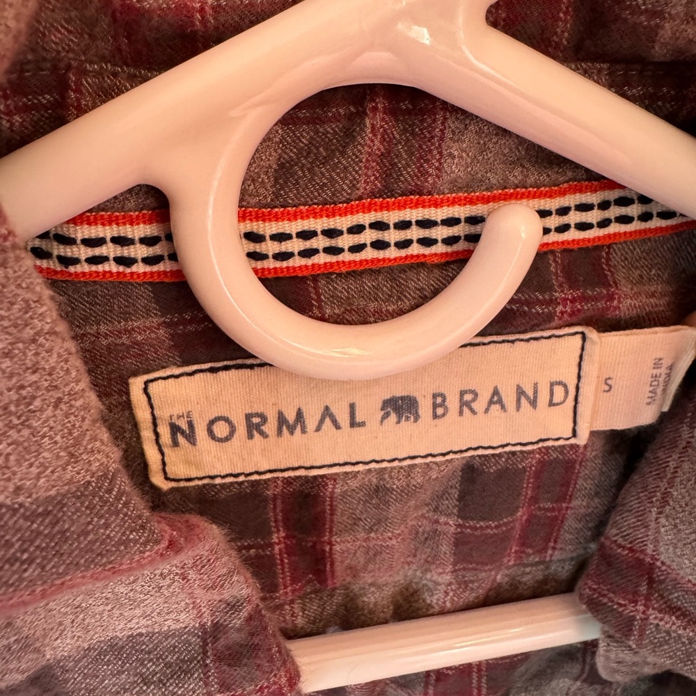 Men’s Normal Brand Plaid Button Down Size Small - image 3